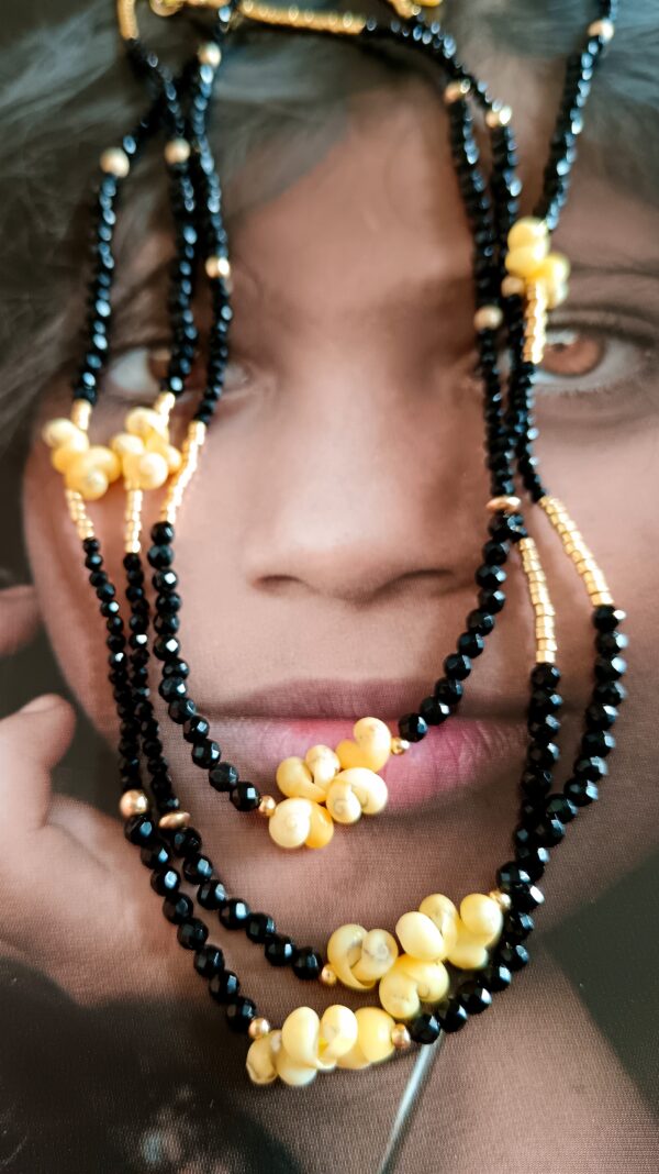 Collier Evasion - Agate noire – Image 2