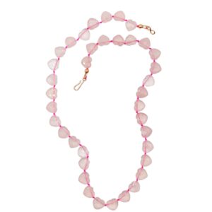 Collier Âme Coeur - Quartz rose