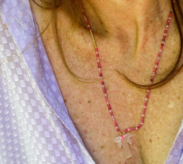 Collier Cocoloco - Quartz Rose et Tourmaline