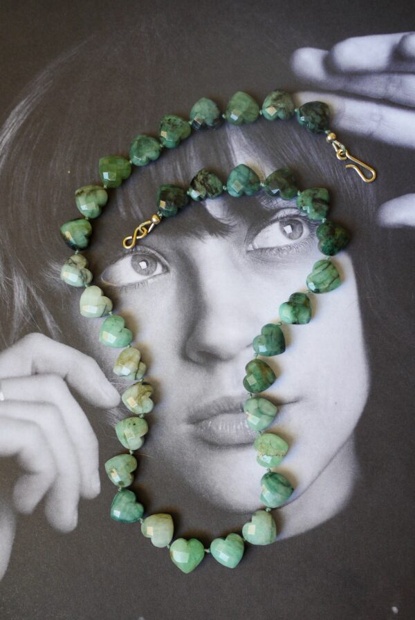 Collier Âme Cœur - Emeraude – Image 2