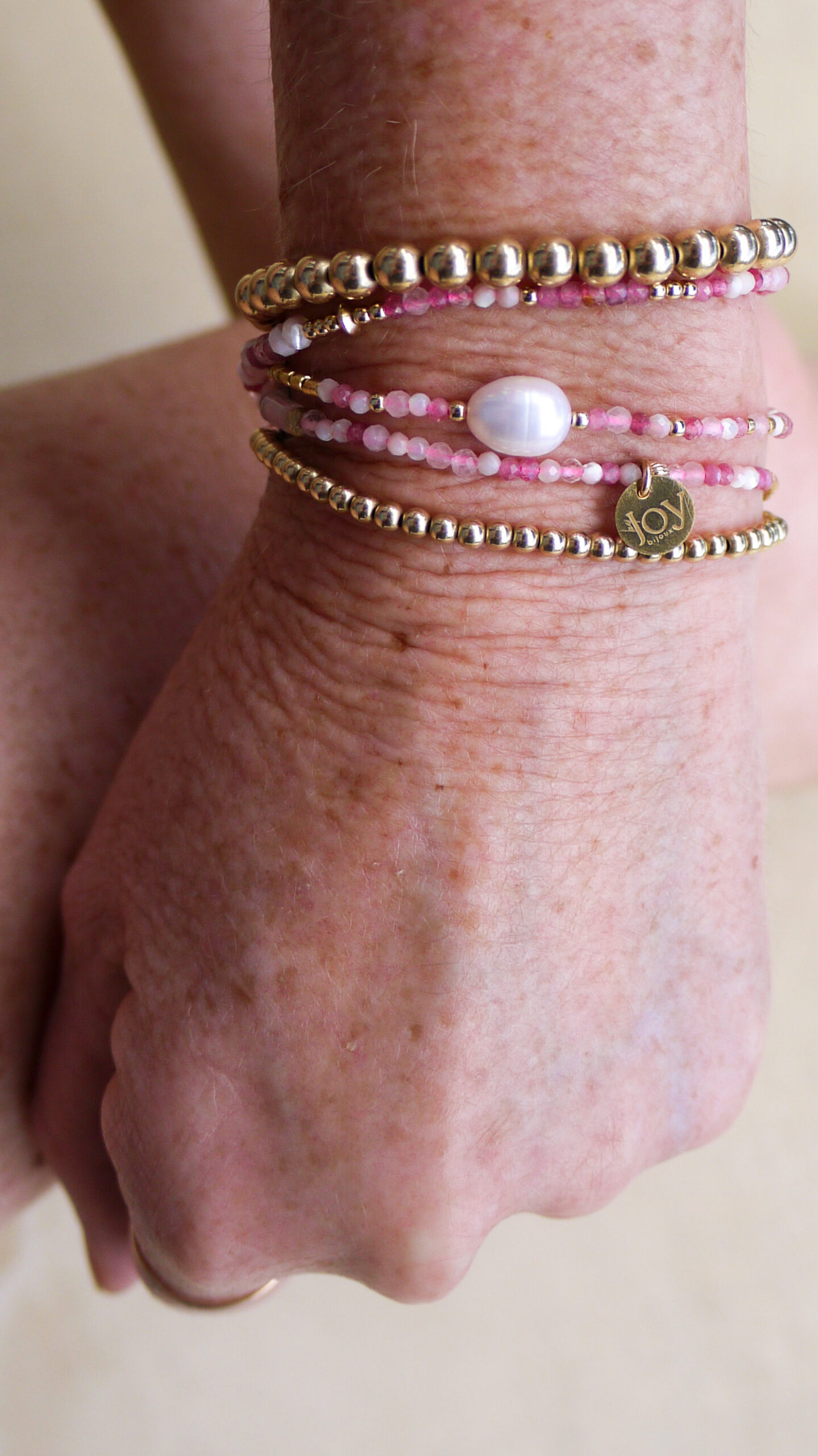 Multi tour Wana - Quartz rose, nacre & tourmaline rose – Image 2