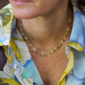 Collier Âme Coeur - Quartz rutile