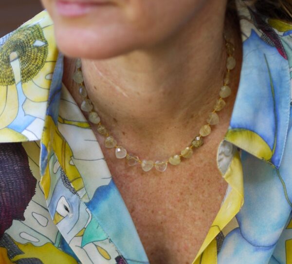 Collier Âme Coeur - Quartz rutile