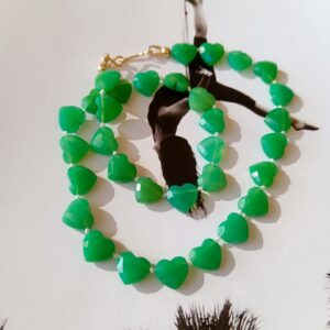 Collier Âme Coeur - Chrysoprase