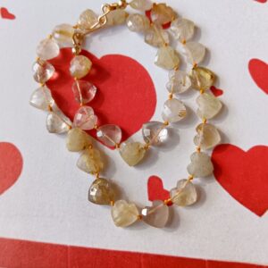 Collier Âme Coeur - Quartz rutile