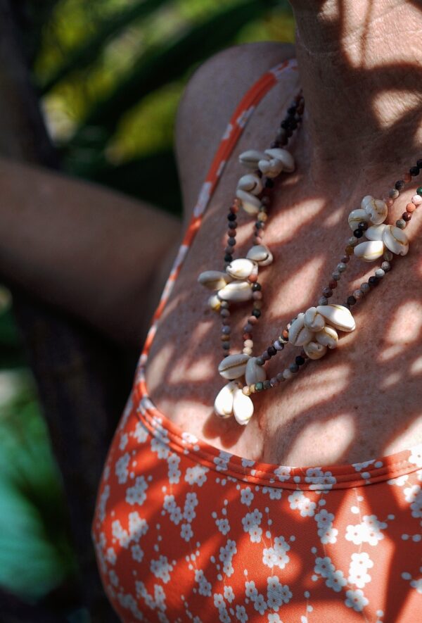Collier Vaïana - Agate de Mongolie