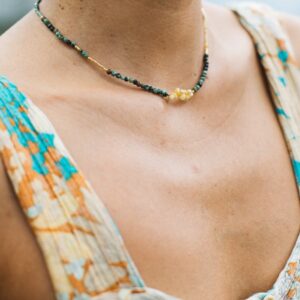 Collier Evasion - Turquoise africaine