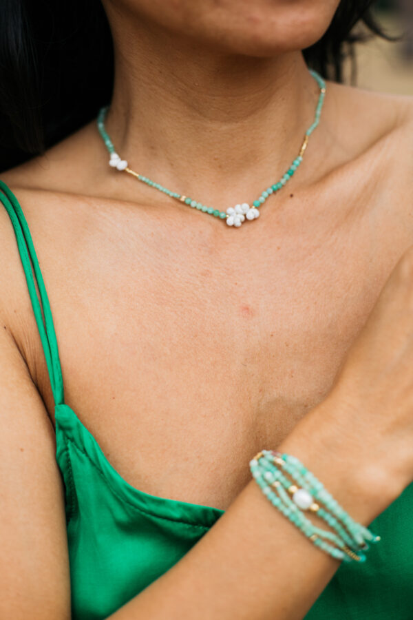 Collier Evasion - Chrysoprase – Image 3