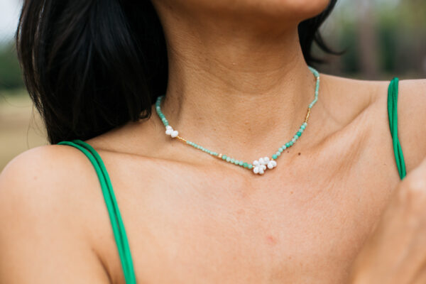 Collier Evasion - Chrysoprase