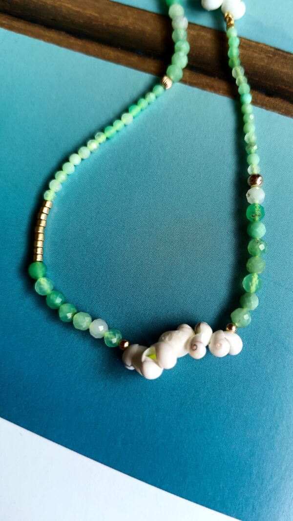 Collier Evasion - Chrysoprase – Image 5