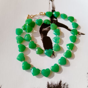 Collier Âme Coeur - Chrysoprase