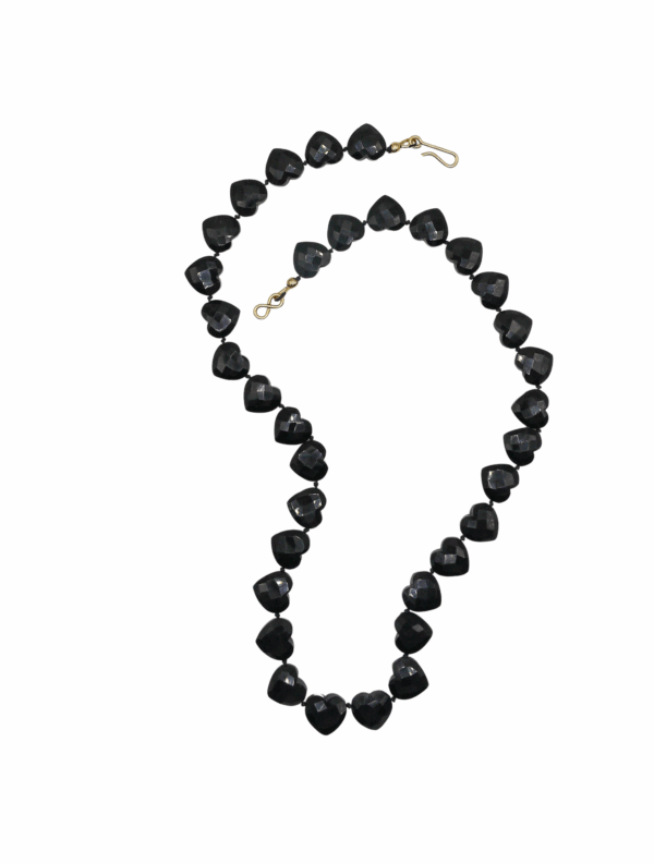 Collier Âme Cœur - Onyx noir