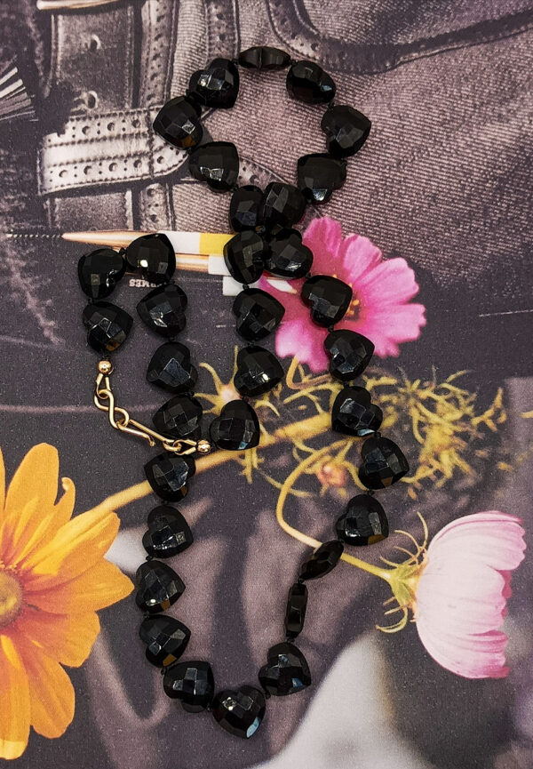 Collier Âme Cœur - Onyx noir – Image 2