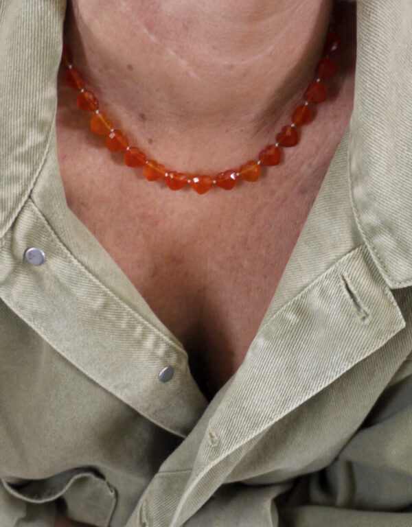 Collier Âme Cœur - Cornaline – Image 2