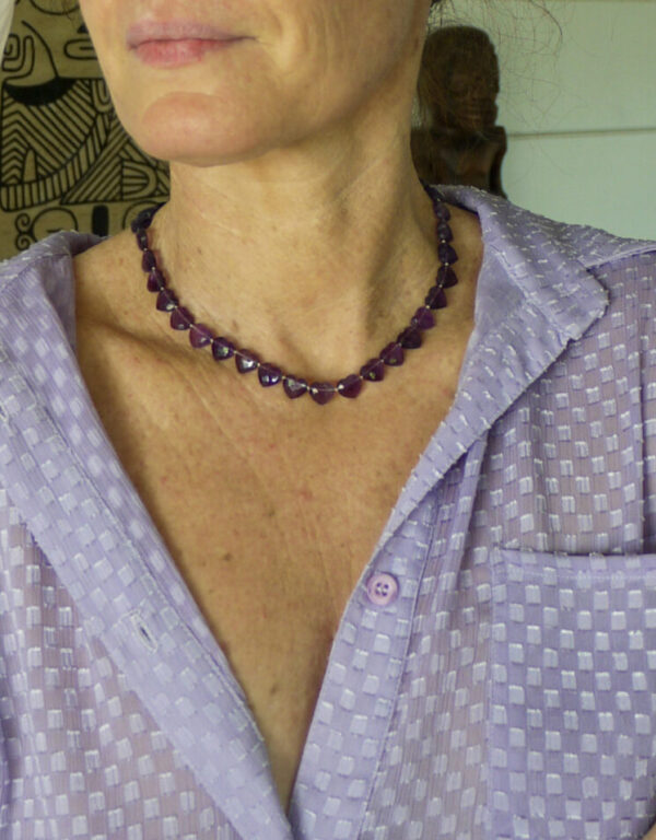 Collier Âme Coeur - Améthyste – Image 3