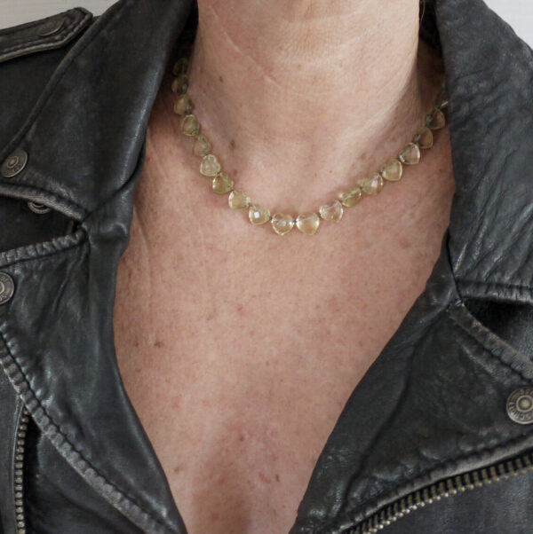 Collier Âme Cœur - Quartz citron – Image 3