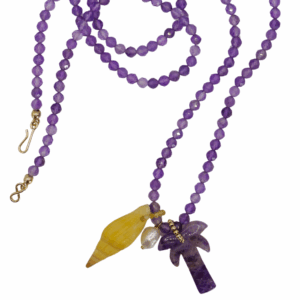 Sautoir Cali - Améthyste