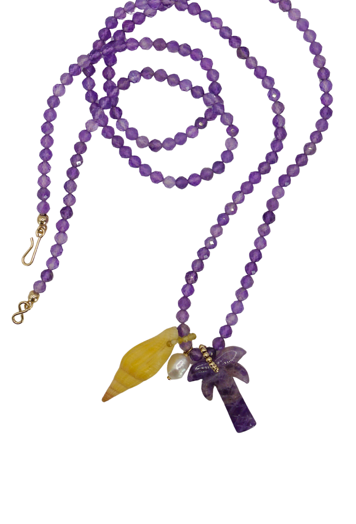 Sautoir Cali - Améthyste