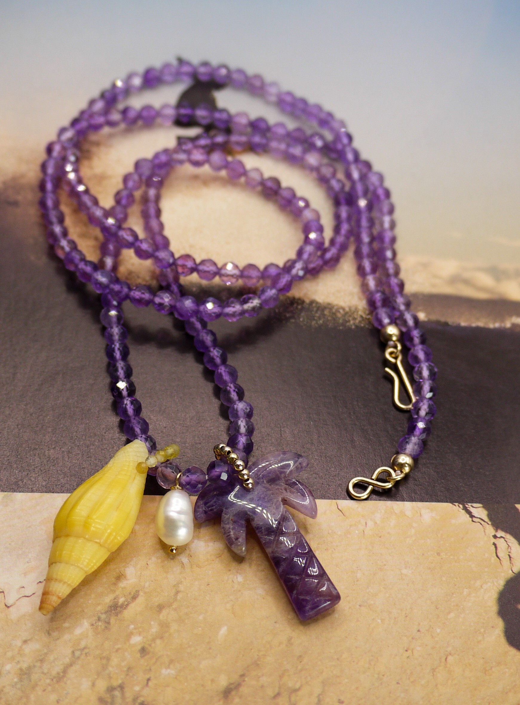 Sautoir Cali - Améthyste – Image 3