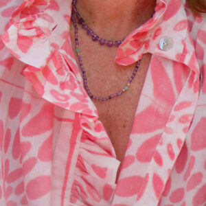 Collier Baby Âme-Cœur - Améthyste