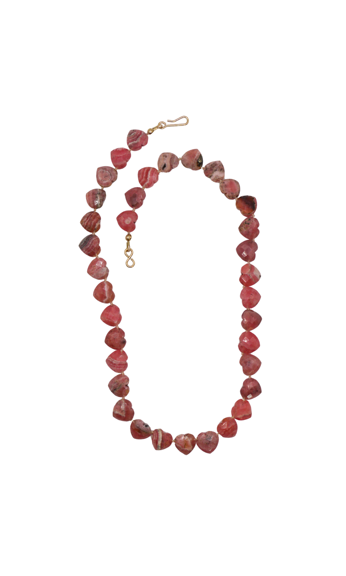 Collier Âme Cœur - Rhodochrosite