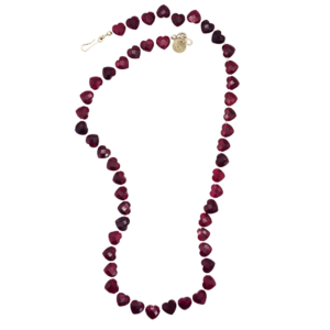 Collier Baby Âme Cœur - Rubis