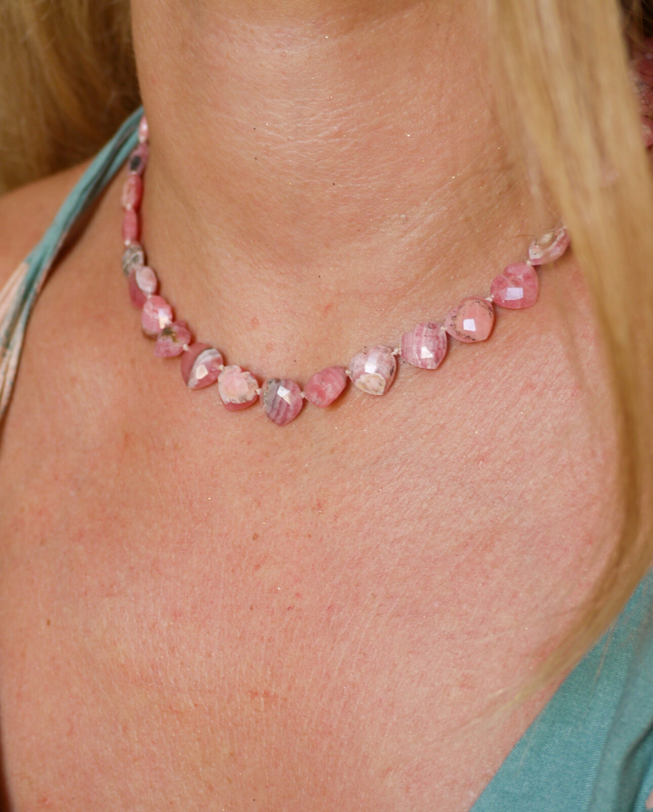 Collier Âme Cœur - Rhodochrosite – Image 3