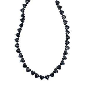Collier Baby Âme-Cœur - Onyx noir