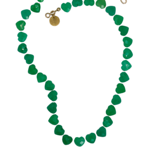 Collier Baby Âme-Cœur - Chrysoprase