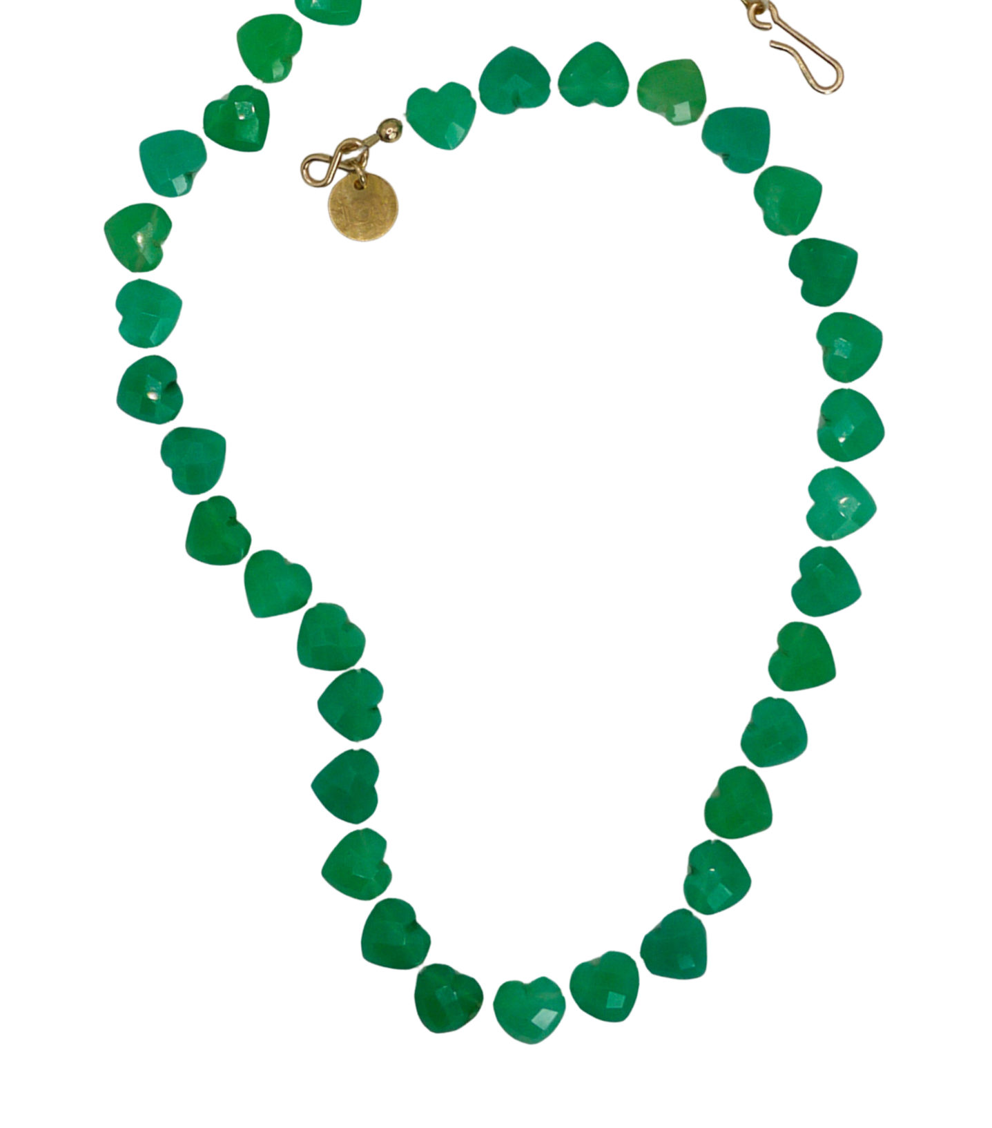 Collier Baby Âme-Cœur - Chrysoprase
