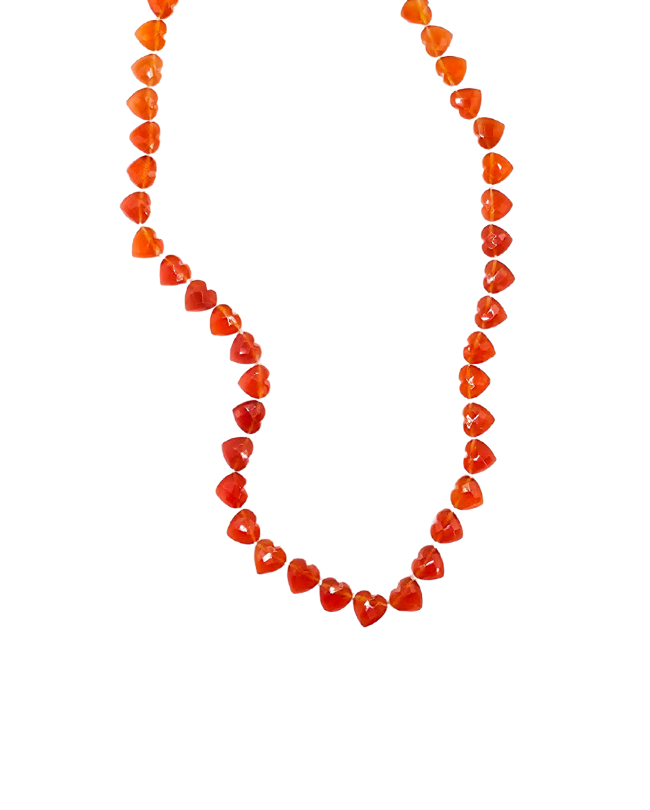Collier Baby Âme-Cœur - Cornaline
