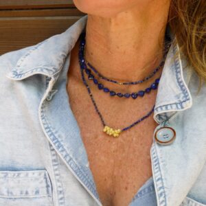 Collier Baby Âme-Cœur - Lapis Lazuli