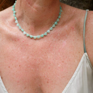 Collier Baby Âme-Cœur - Amazonite