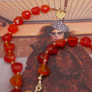 Collier Baby Âme-Cœur - Cornaline