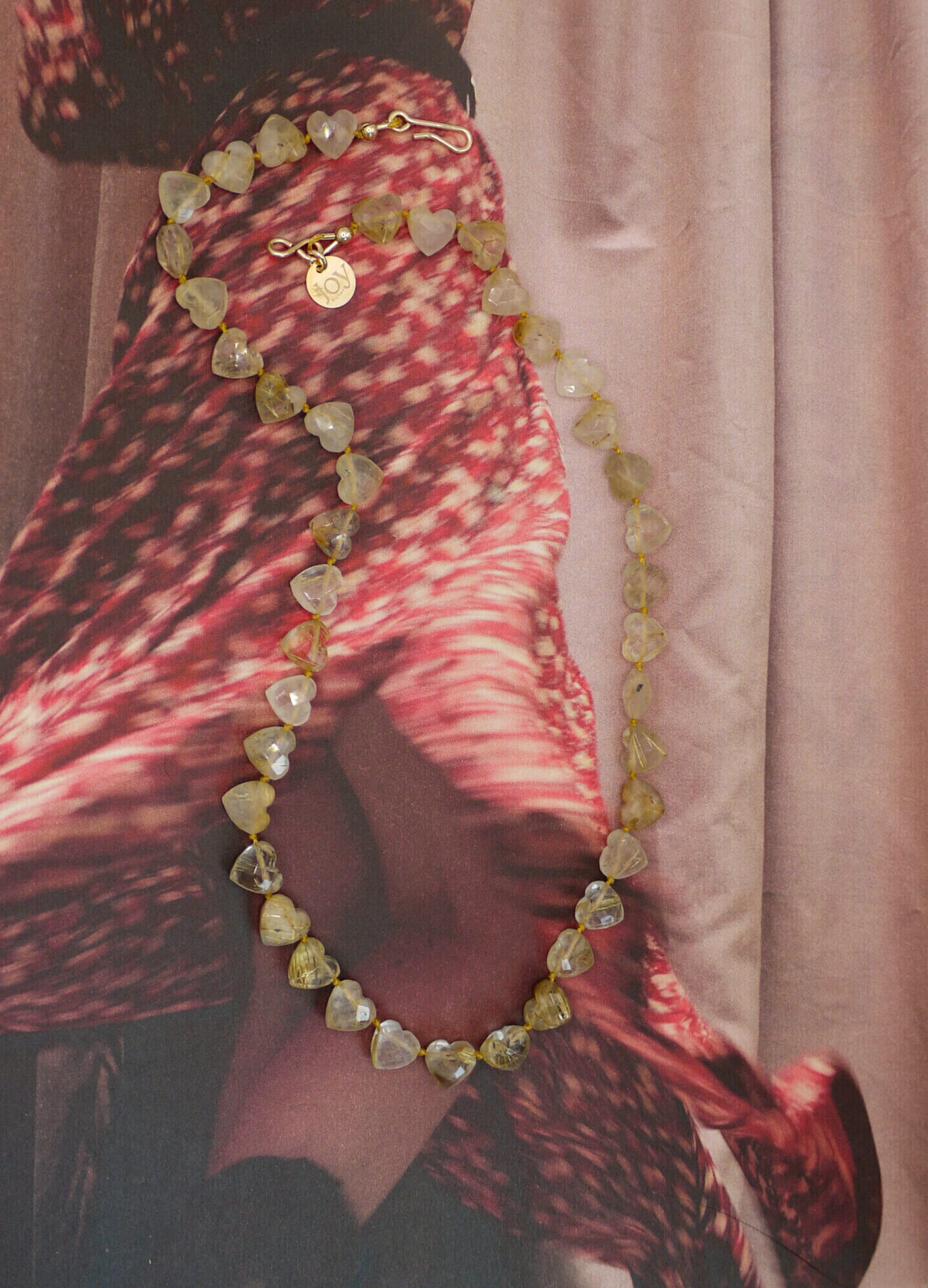 Collier Baby Âme-Cœur - Quartz rutile