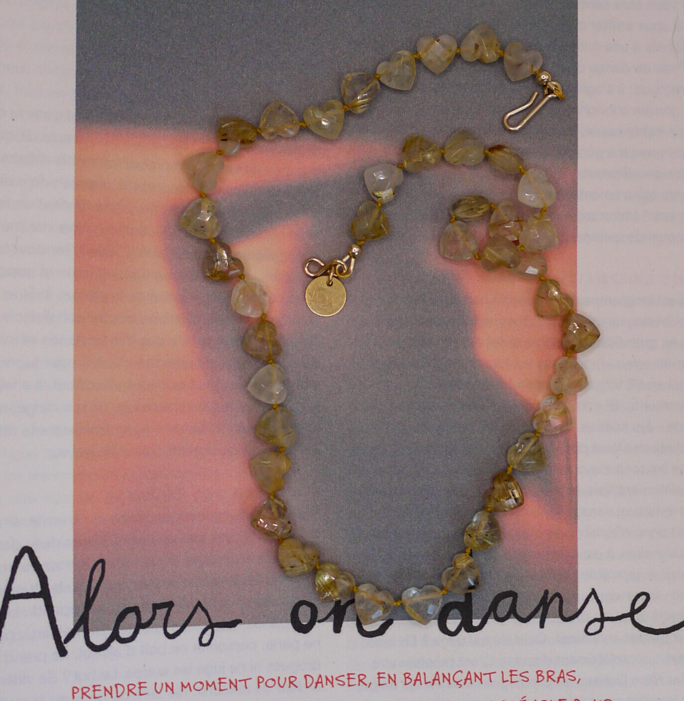 Collier Baby Âme-Cœur - Quartz rutile – Image 3