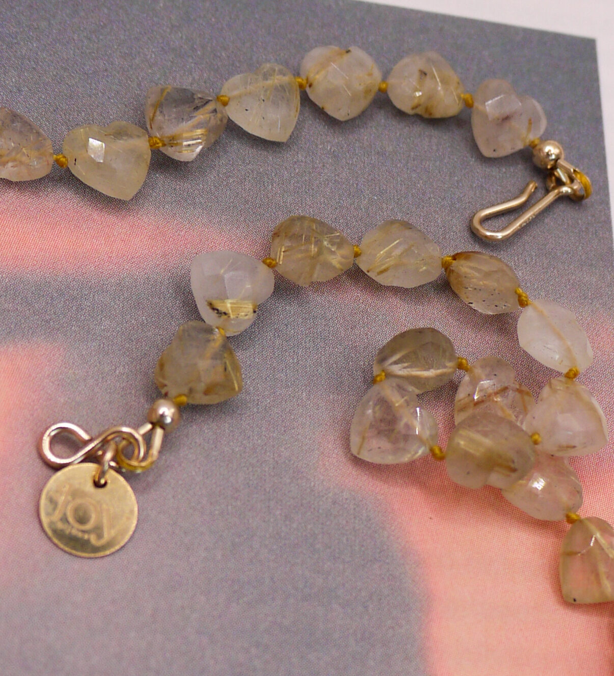 Collier Baby Âme-Cœur - Quartz rutile – Image 2