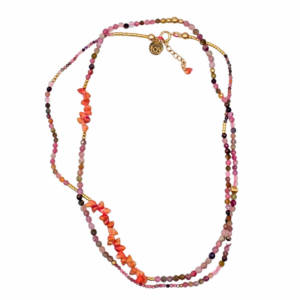 Sautoir / double ras de cou Evasion - Tourmaline