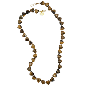 Collier Baby Âme-Cœur - Oeil de tigre