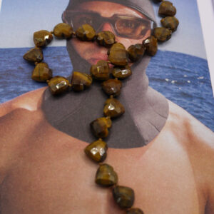 Collier Baby Âme-Cœur - Oeil de tigre