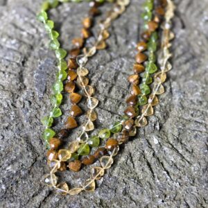 Collier Baby Âme-Cœur - Citrine