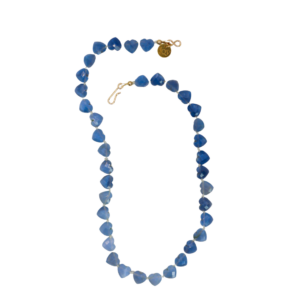 Collier Baby Âme-Cœur - Opale bleue