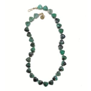 Collier Âme Cœur - Emeraude
